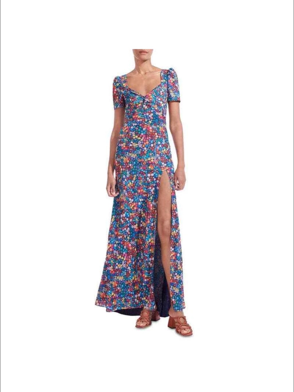 Floral Staud Gown - Picture 2 of 3